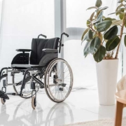 Empty nursing home wheelchair. Expert legal help for nursing home injury, abuse, and neglect victims.